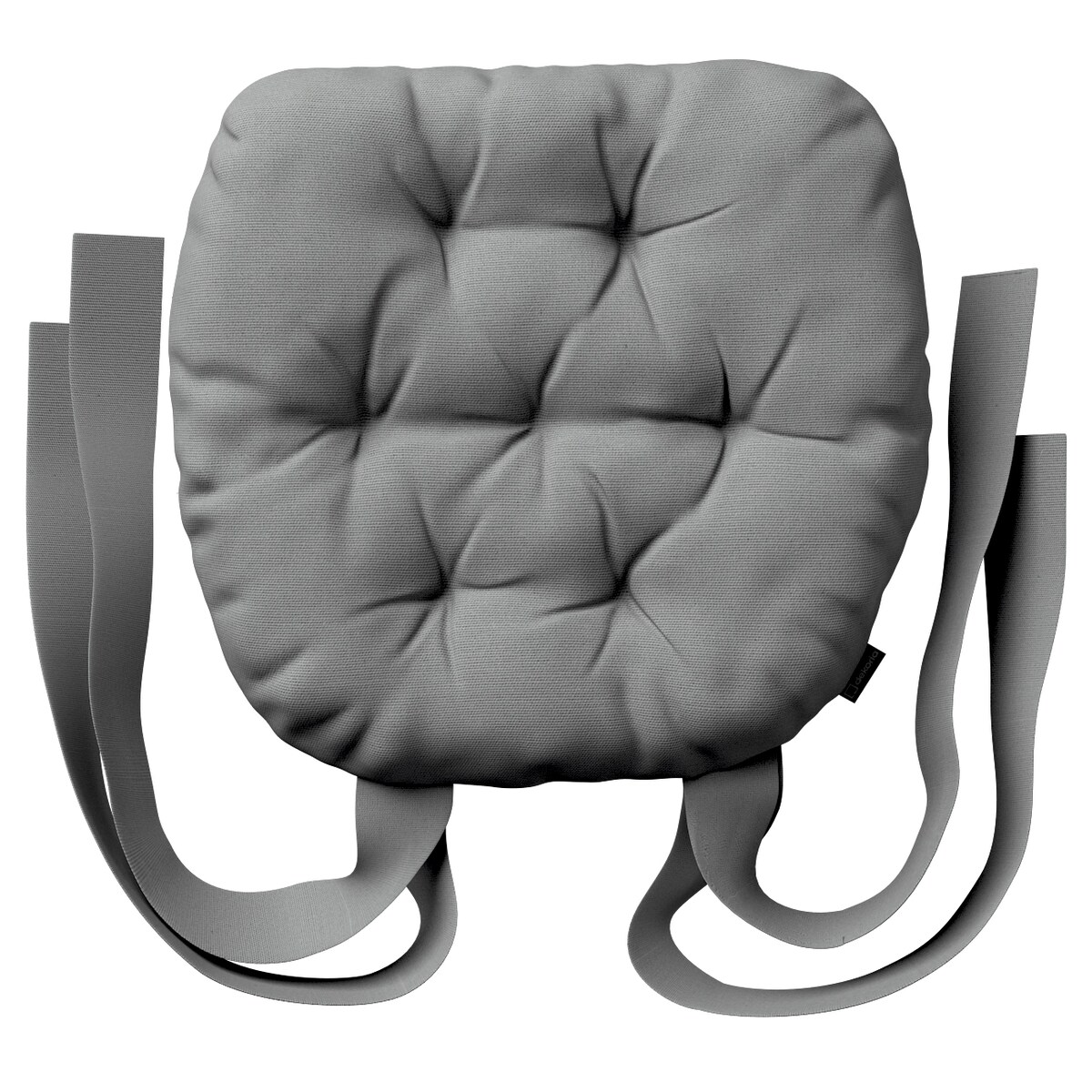 Poduszka na krzesło Marcin, szary, 40 x 37 x 8 cm, Loneta