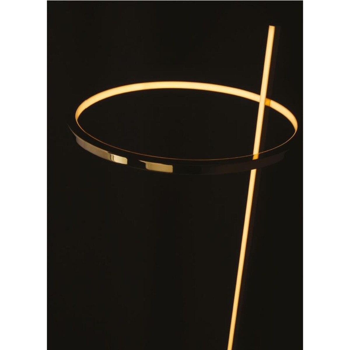 Geometryczna lampa podłogowa LOZANNA ledowa 27W 3000K złota