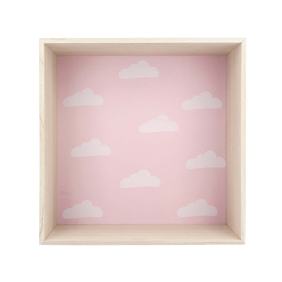 Półka Box pink 35cm, 35x26x35cm