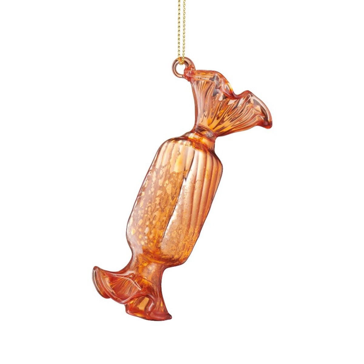 VILLA ITALIA Bombka szklana CUKIEREK orange 9 cm