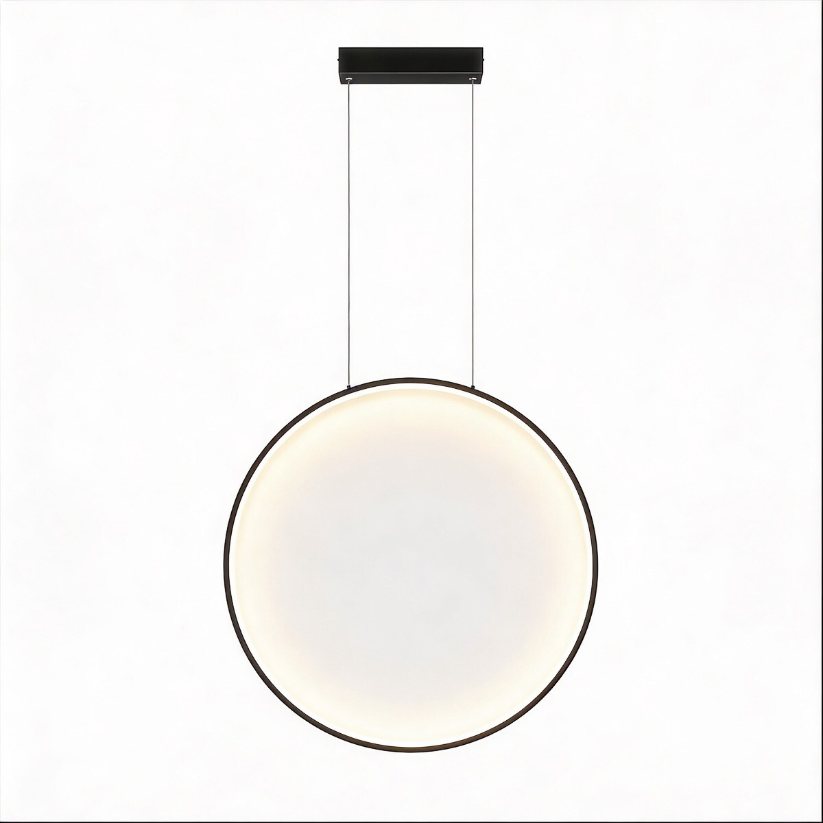 Lampa sufitowa wisząca Light Prestige Mirror czarny LED CCT 3000, 4000, 6000 (regulowana) 1 szt.