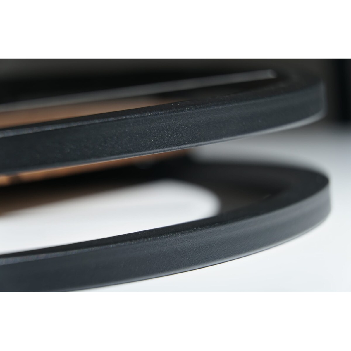 Zegar ścienny drewniany LOFT OVAL brązowy 50cm