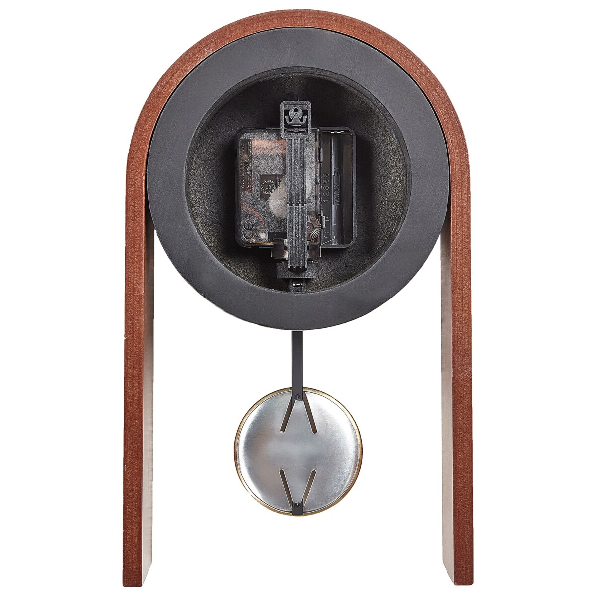 Zegar biurkowy BLATTEN MDF Czarny