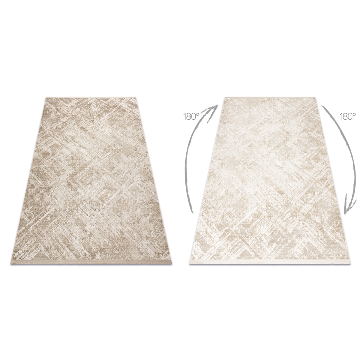 Dywan DUKE 51541 beż - Geometryczny, 140x190 cm