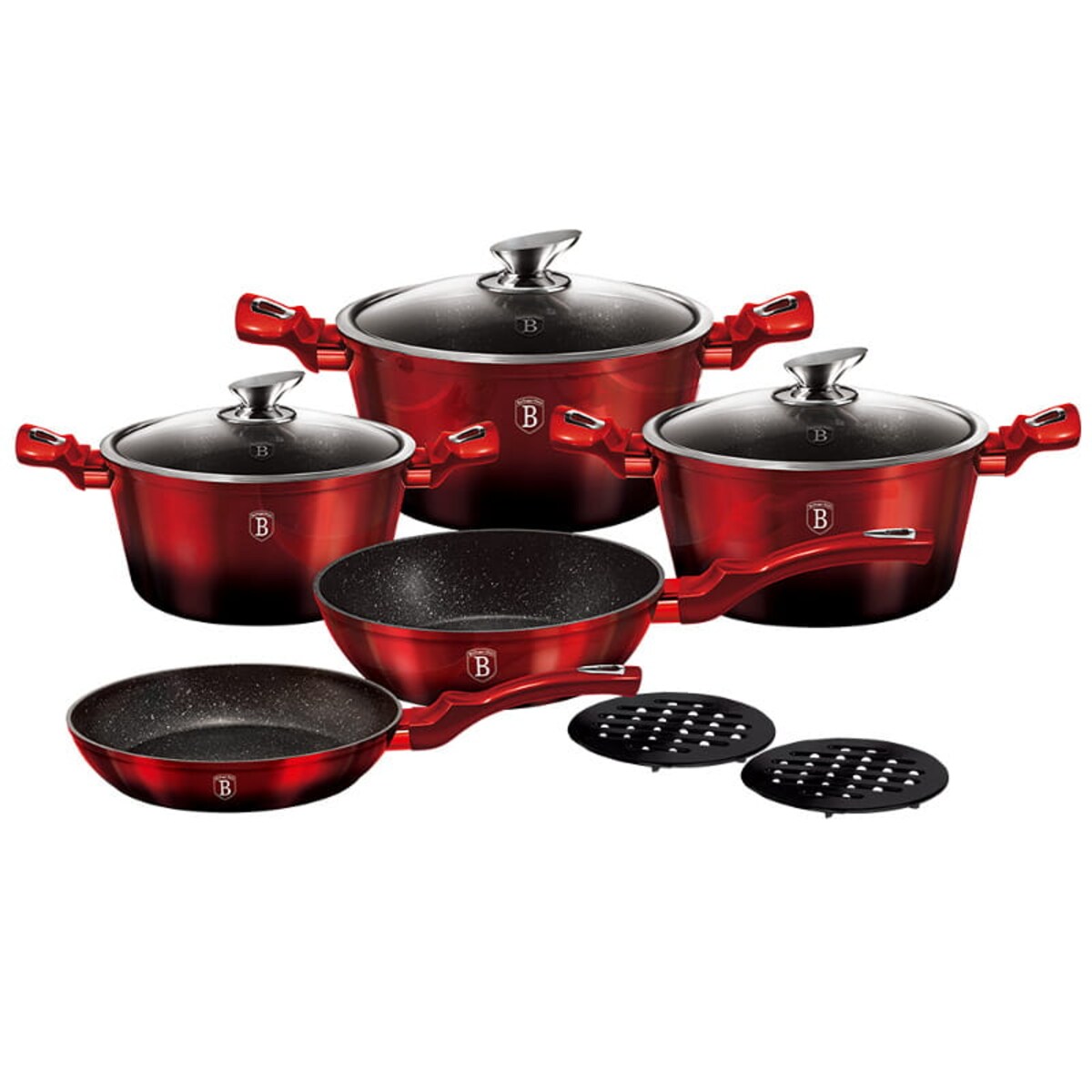 Zestaw garnków i patelni 10 elementów Berlinger Haus BH-1631
