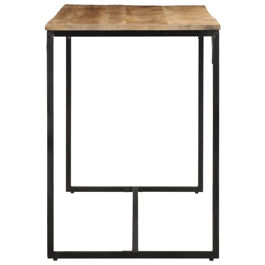 vidaXL Stół jadalniany, 110x55x75 cm, surowe lite drewno mango