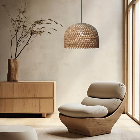 Lampa wisząca Light Prestige Kanso drewno 1 x E27 1 szt.