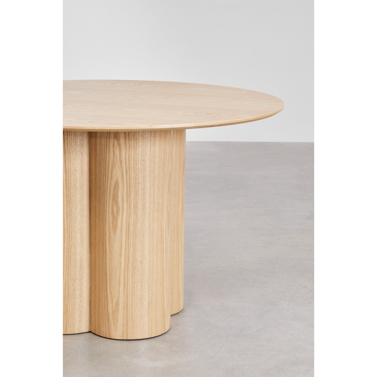 Okrągły stół do jadalni naturalny Athena Ø120 cm