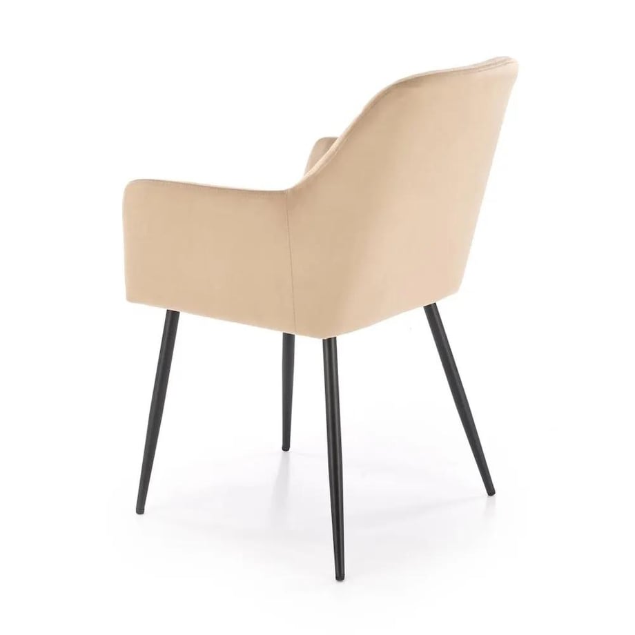 Krzesło tapicerowane K558 VELVET beżowe