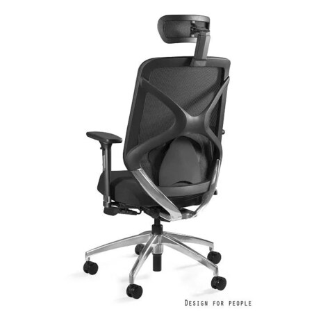 Fotel biurowy HERO czarny siatka/tkanina