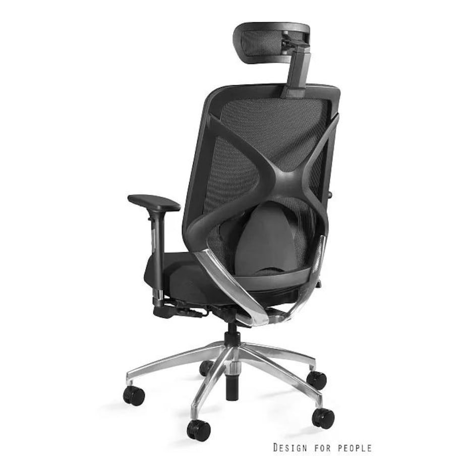 Fotel biurowy HERO czarny siatka/tkanina