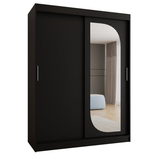 Szafa przesuwna LUCY 150 czarny