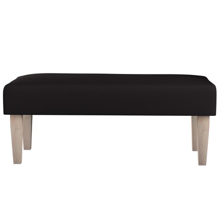 Ławka, Black (czarny), 100 x 40 x 40 cm, Cotton Panama