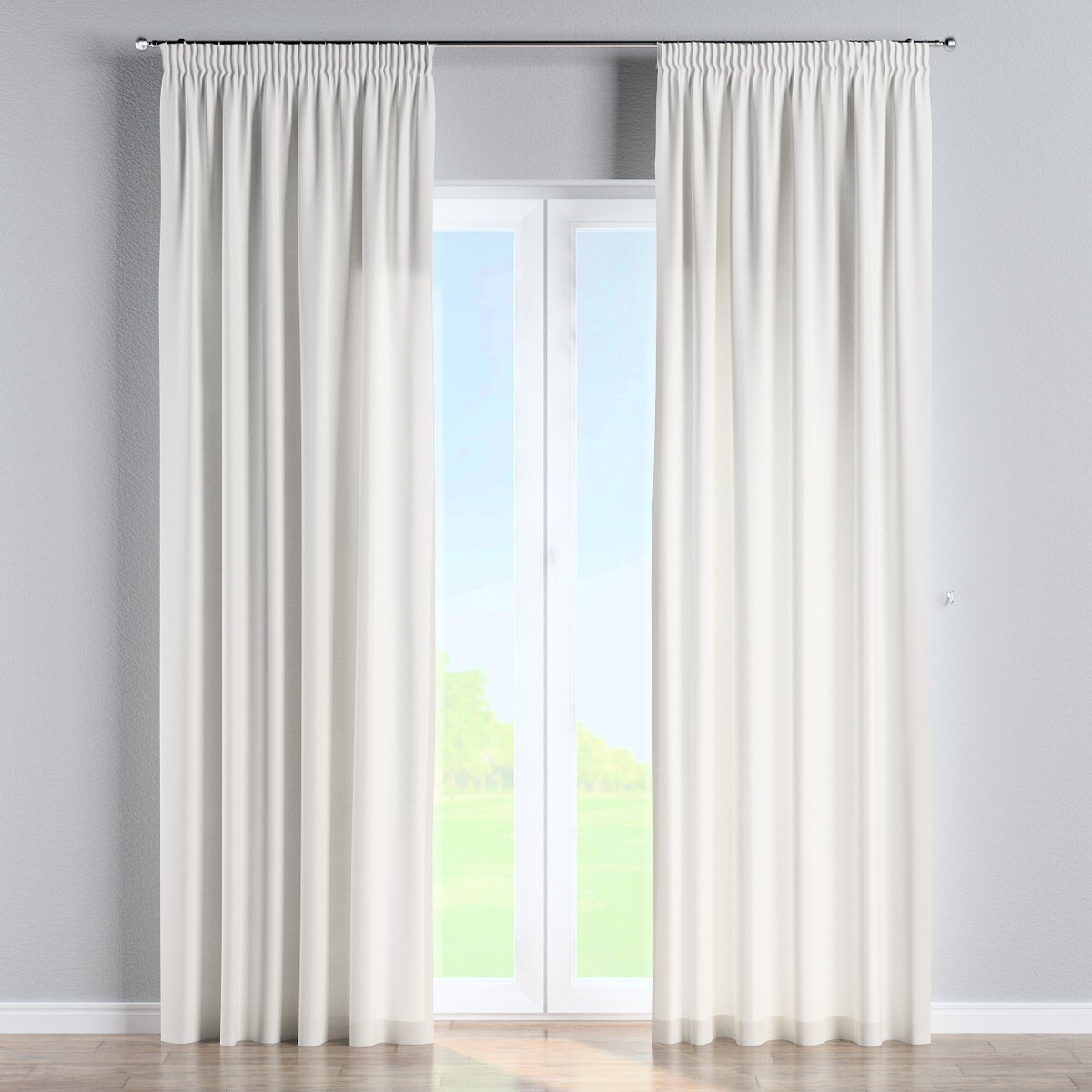 Zasłona na taśmie marszczącej 1 szt. 130x245 biały