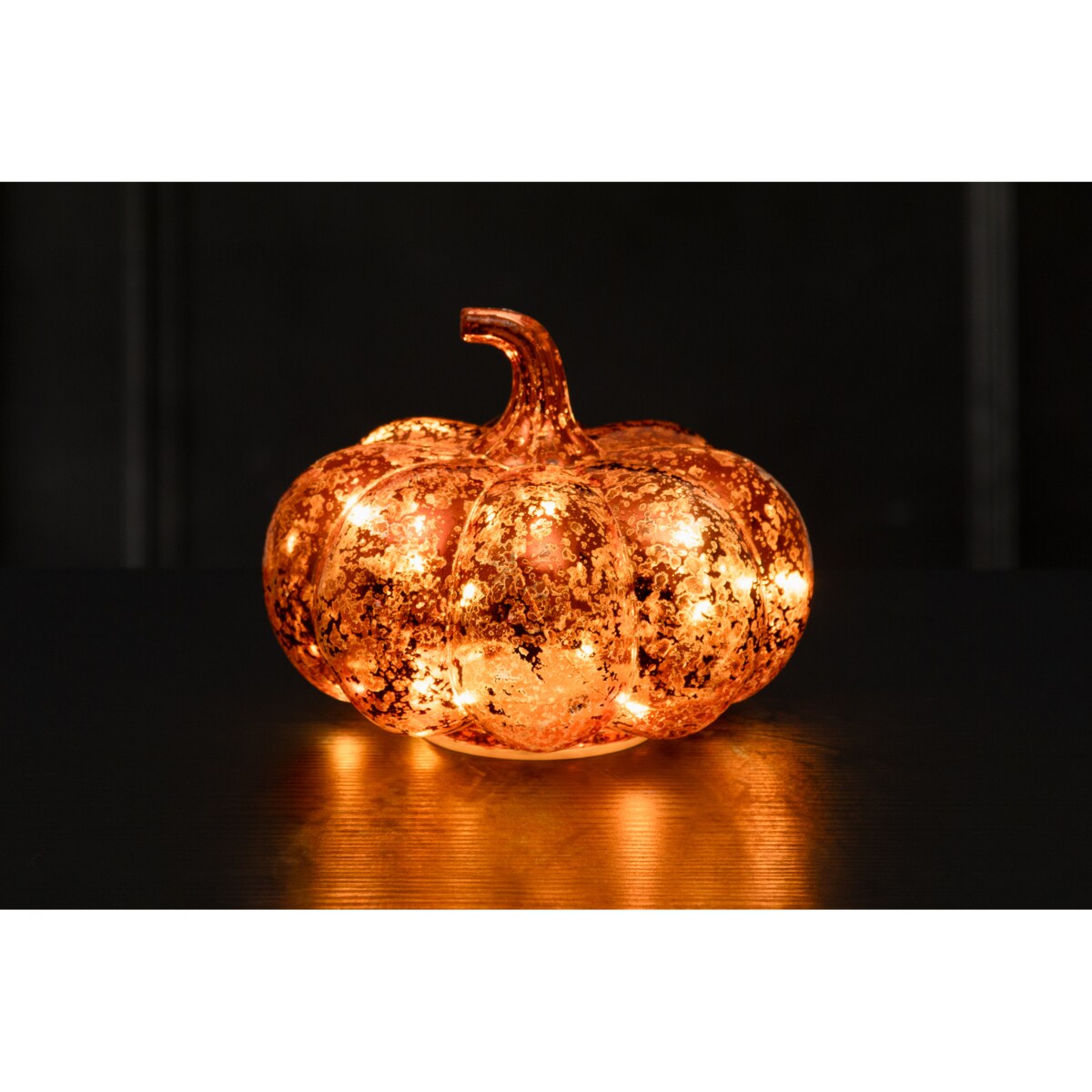 Dynia dekoracyjna podświetlana, 15 mikrodiod LED, Ø 18,5 x 15 cm