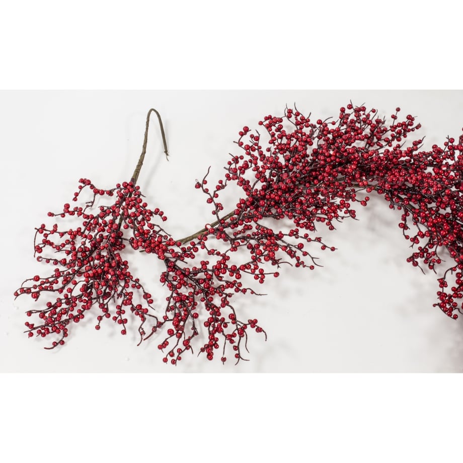 Girlanda długa czerwona 145x20x6 cm PULA-2