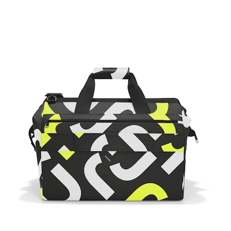 Torba allrounder L pocket signature bold yellow