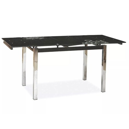 Stół GD-017 110(170)x74 czarny rozkładany