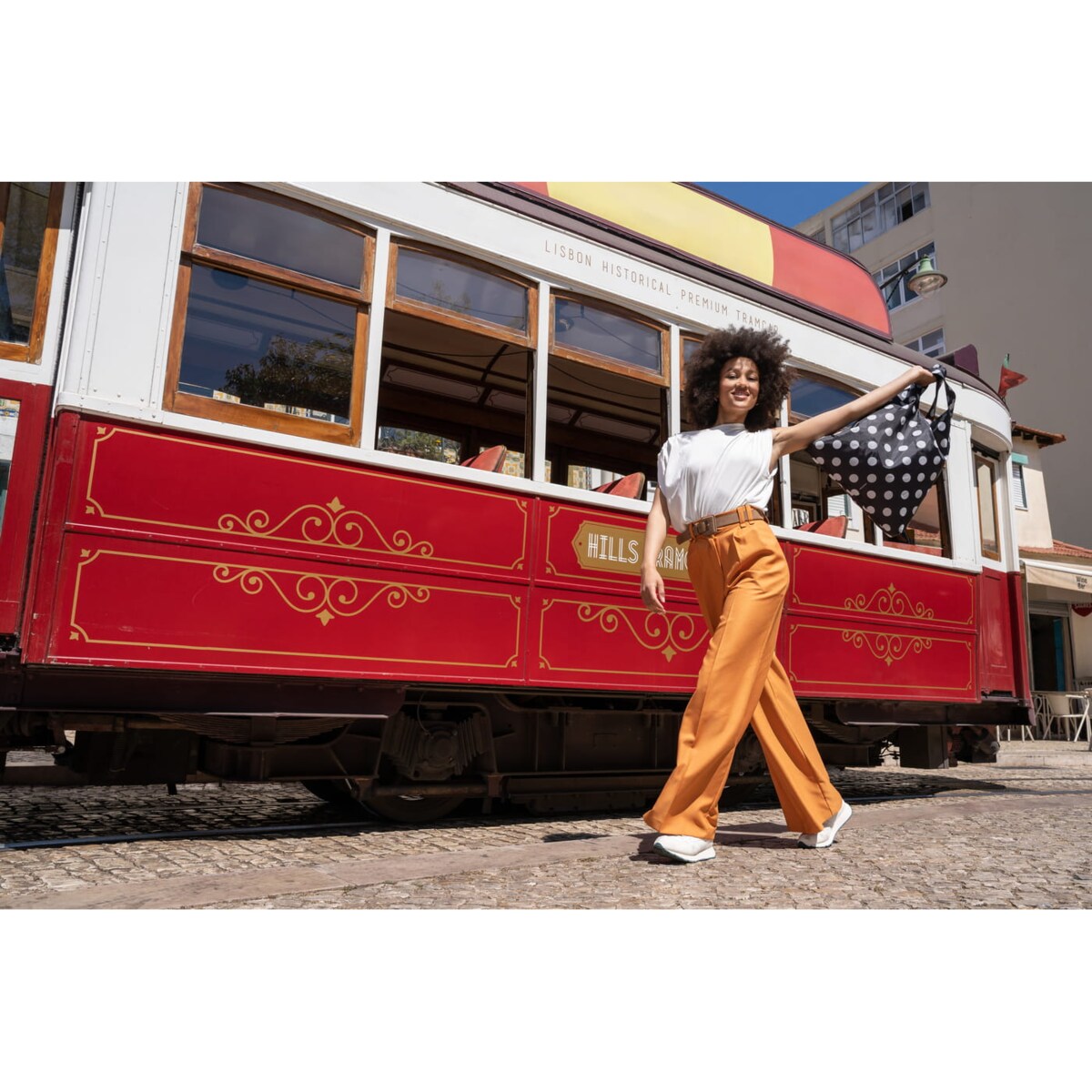 Siatka MINI MAXI SHOPPER, dots white