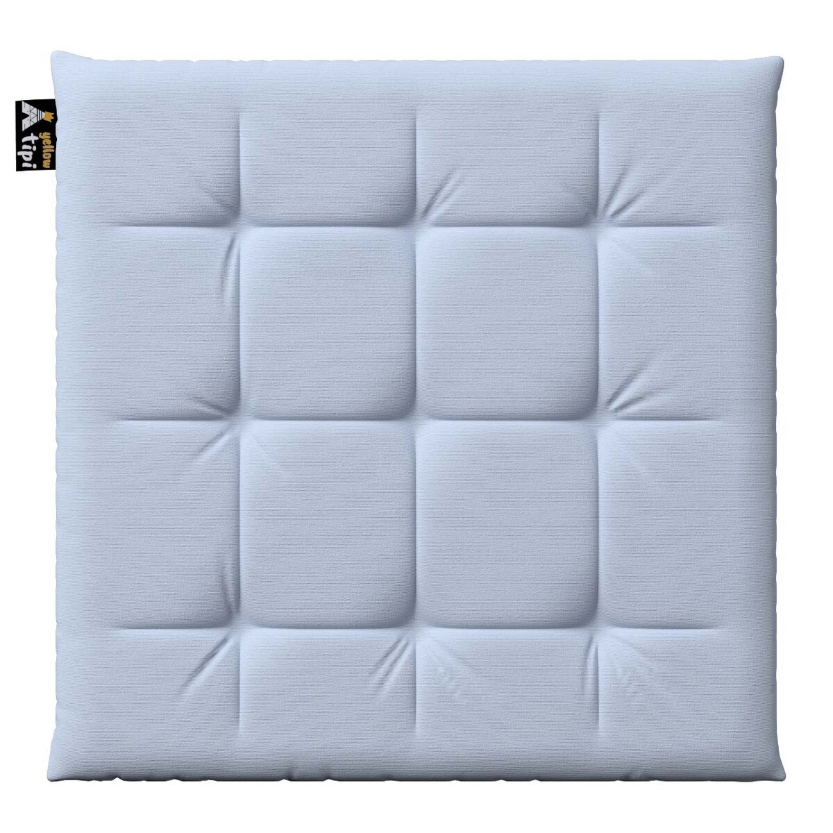 Siedzisko Eddie, pastelowy niebieski, 40 x 40 x 3,5 cm, Happiness