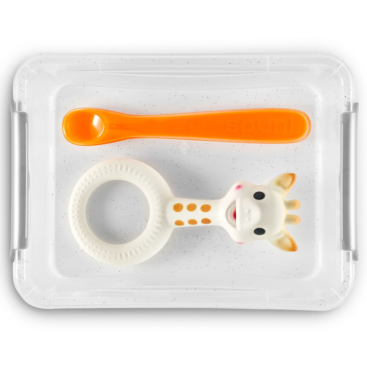 Pojemnik Plastikowy Pudełko Z Pokrywą Na Żywność Antybakteryjne 3X 0,35L