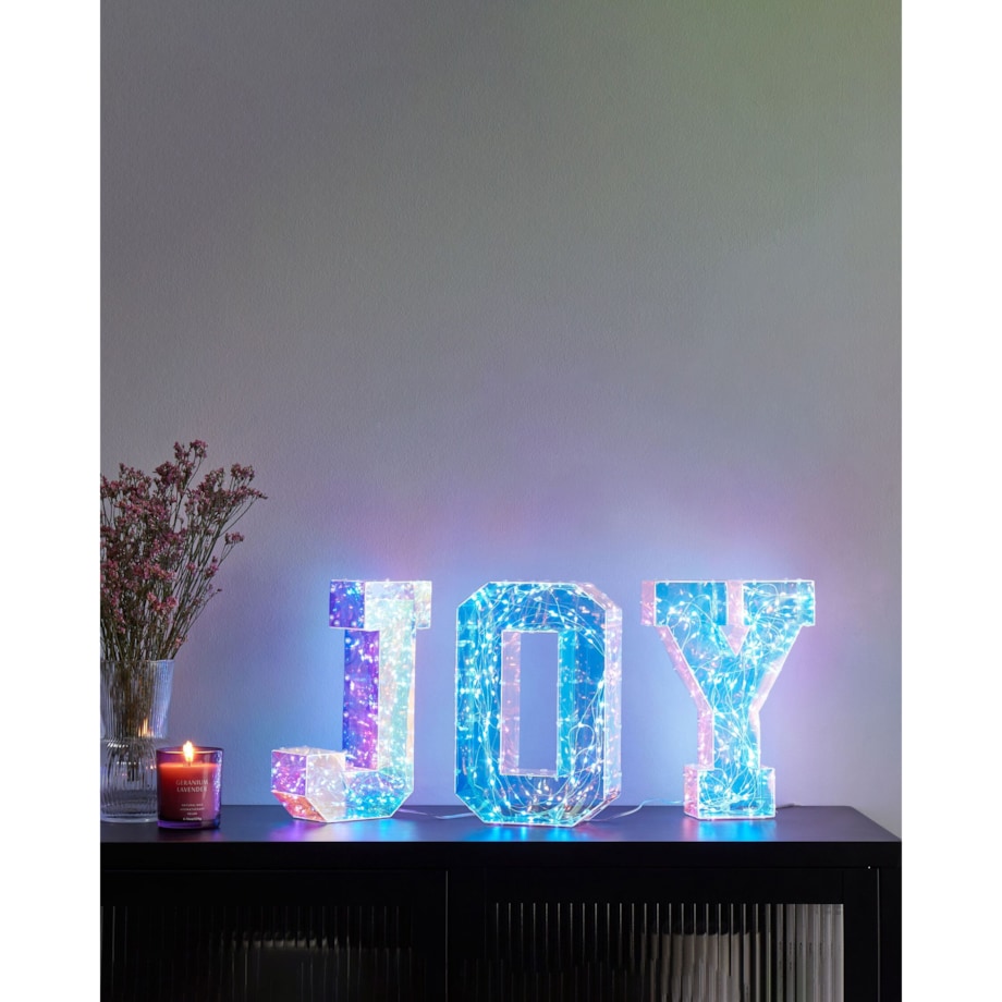 Napis podświetlany LED wielokolorowy CASTOR