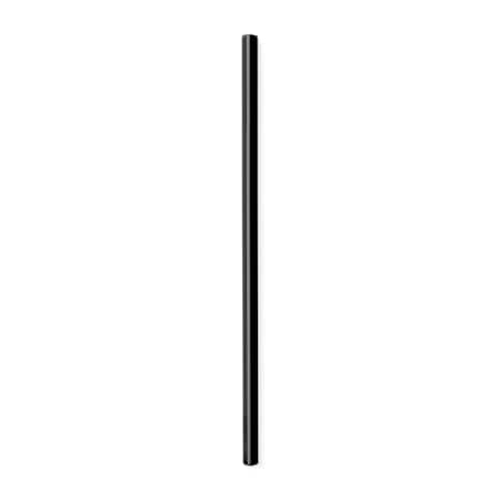 Słomki szklane czarne 20cm zestaw 6 sztuk ze szczoteczką 26599