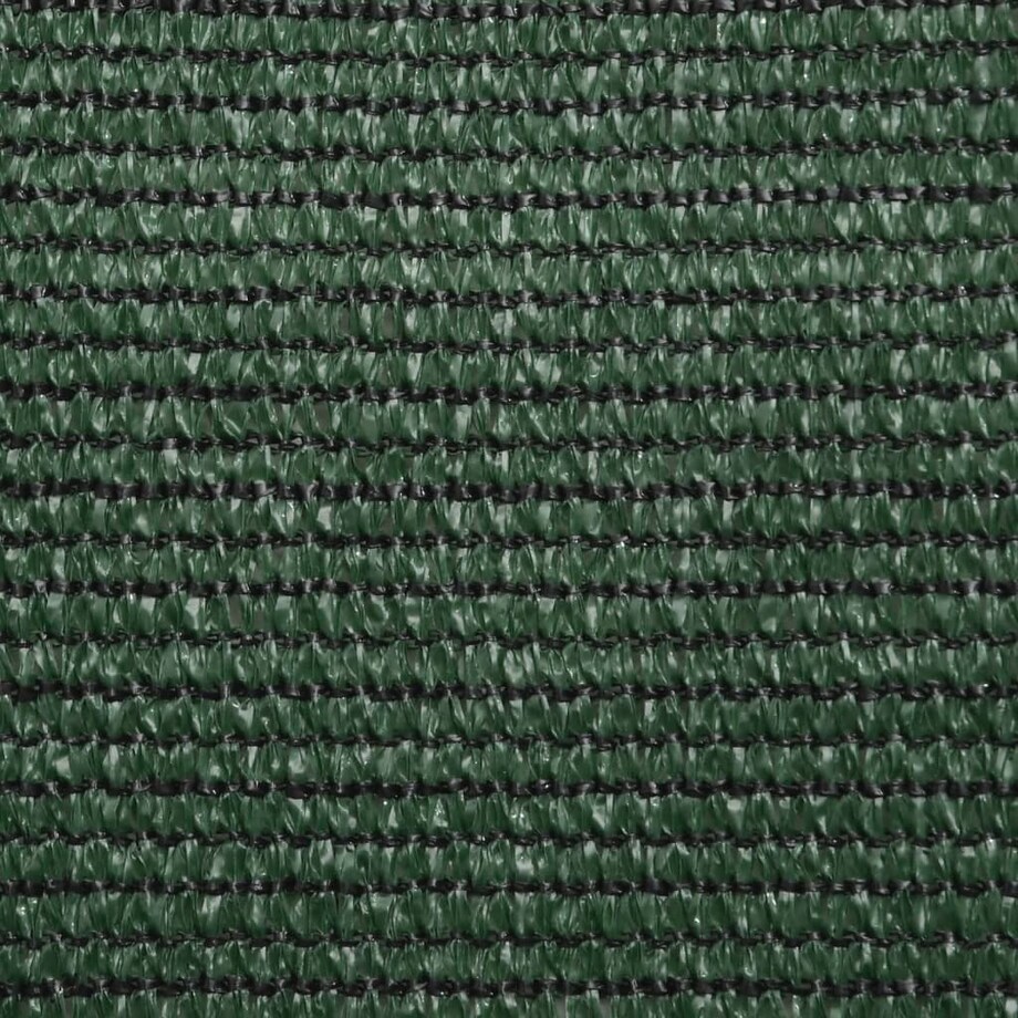 vidaXL Żagiel przeciwsłoneczny, 160 g/m², ciemnozielony, 4x4x4 m, HDPE