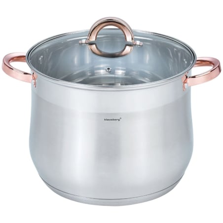 Garnek stalowy gastronomiczny duży 10.7L 26cm Rose Gold KLAUSBERG