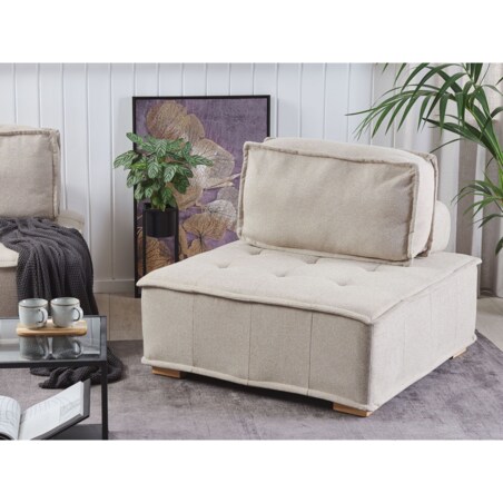 Narożnik modułowy 4-osobowy beżowy TIBRO