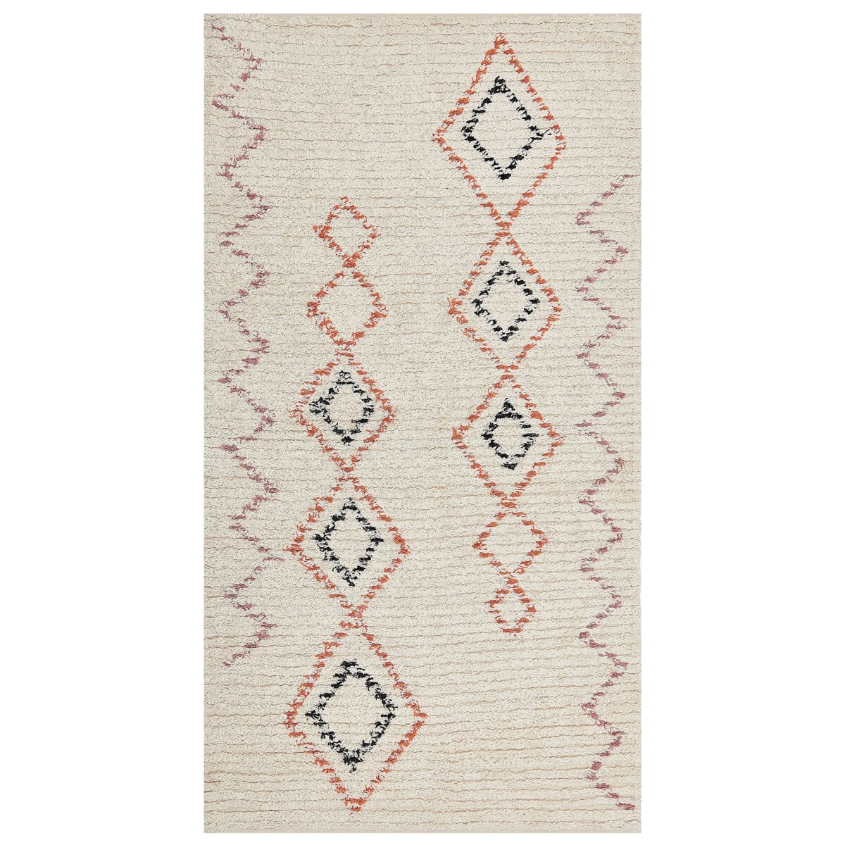 Dywan bawełniany 80 x 150 cm beżowy GUWAHATI