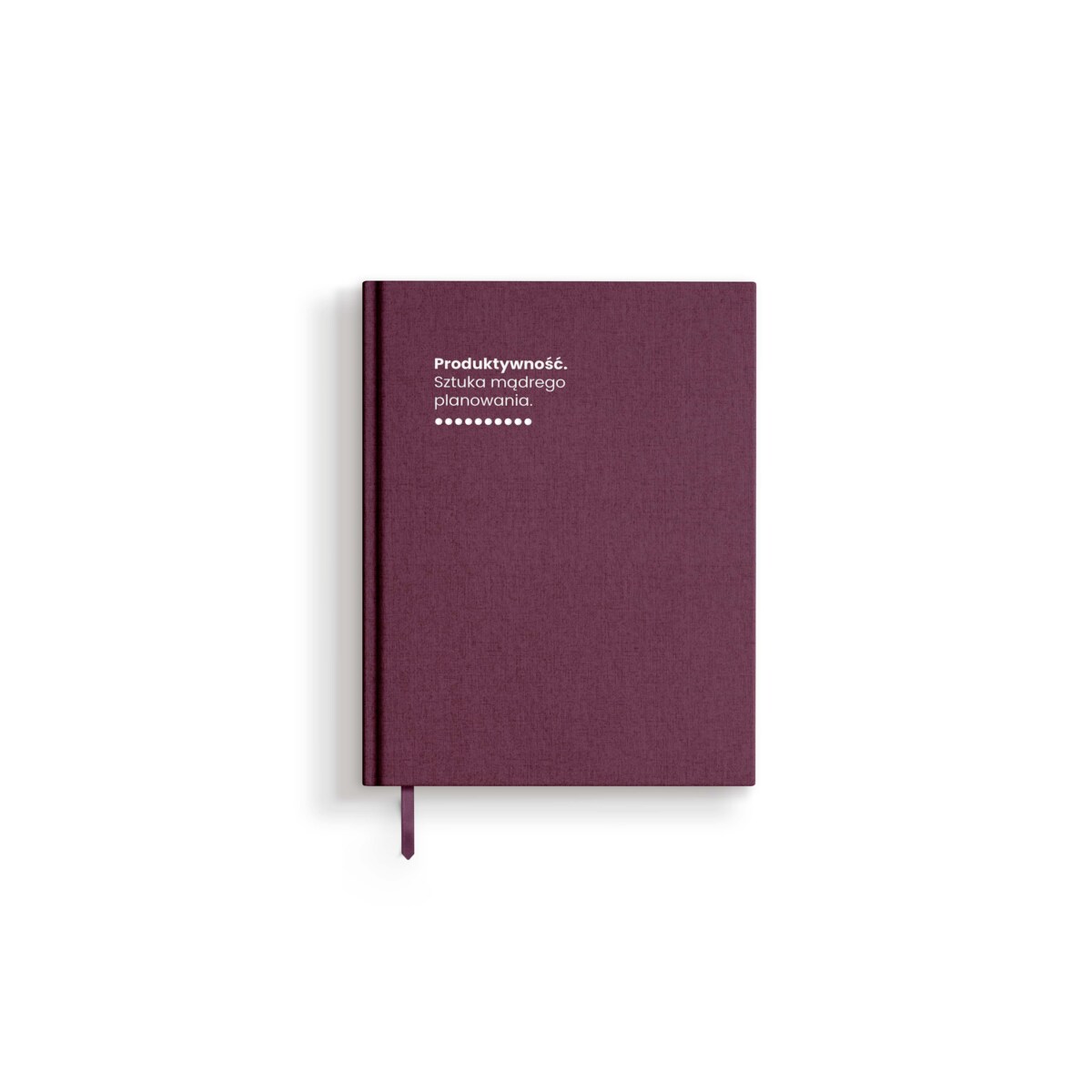 Planner produktywności – dzienny – BURGUNDY