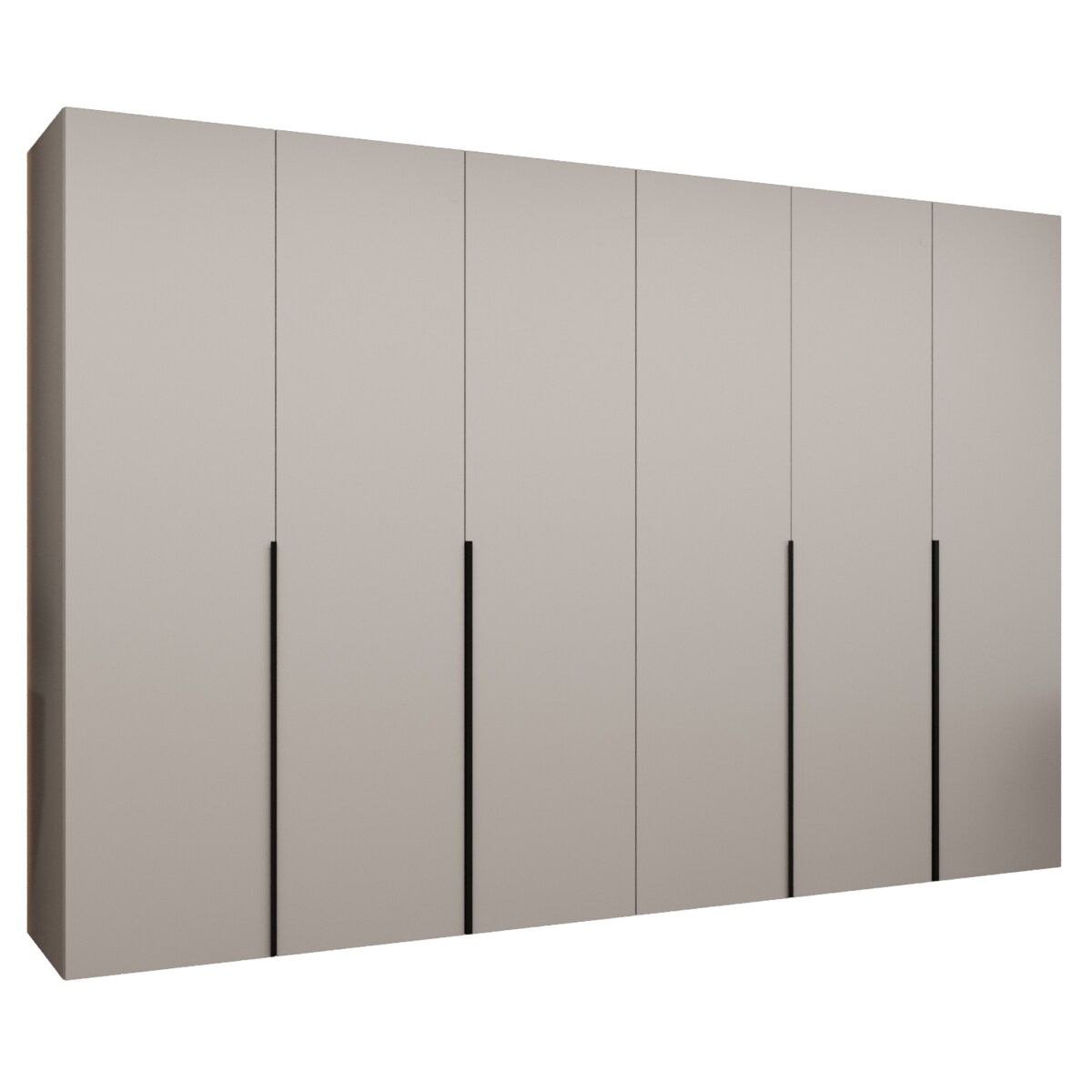 Szafa uchylna otwierana ALICANTE 1 300 wys. 202 cm Kaszmir + u. Czarny