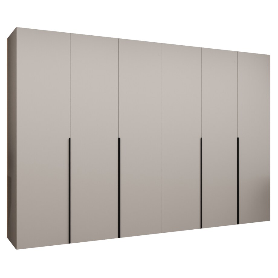 Szafa uchylna otwierana ALICANTE 1 300 wys. 202 cm Kaszmir + u. Czarny