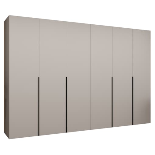 Szafa uchylna otwierana ALICANTE 1 300 wys. 202 cm Kaszmir + u. Czarny