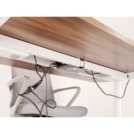 Organizer kabli pod biurko regulowane elektrycznie biały TRACIE