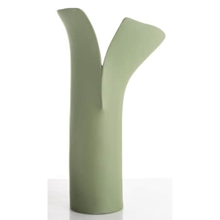 Wazon porcelanowy 35x19x14 cm LARRY zielony