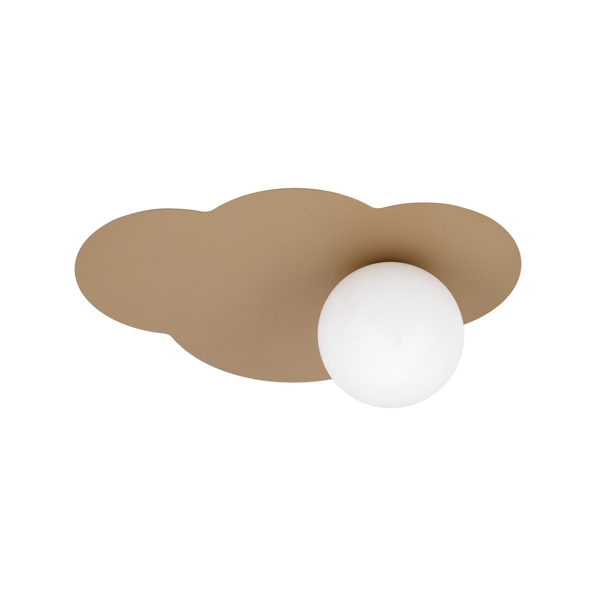 Lampa sufitowo-ścienna TK Lighting CLOUD NEW SABIA beżowo-biała 1xG9 nowoczesna do salonu sypialni i pokoju dziecięcego