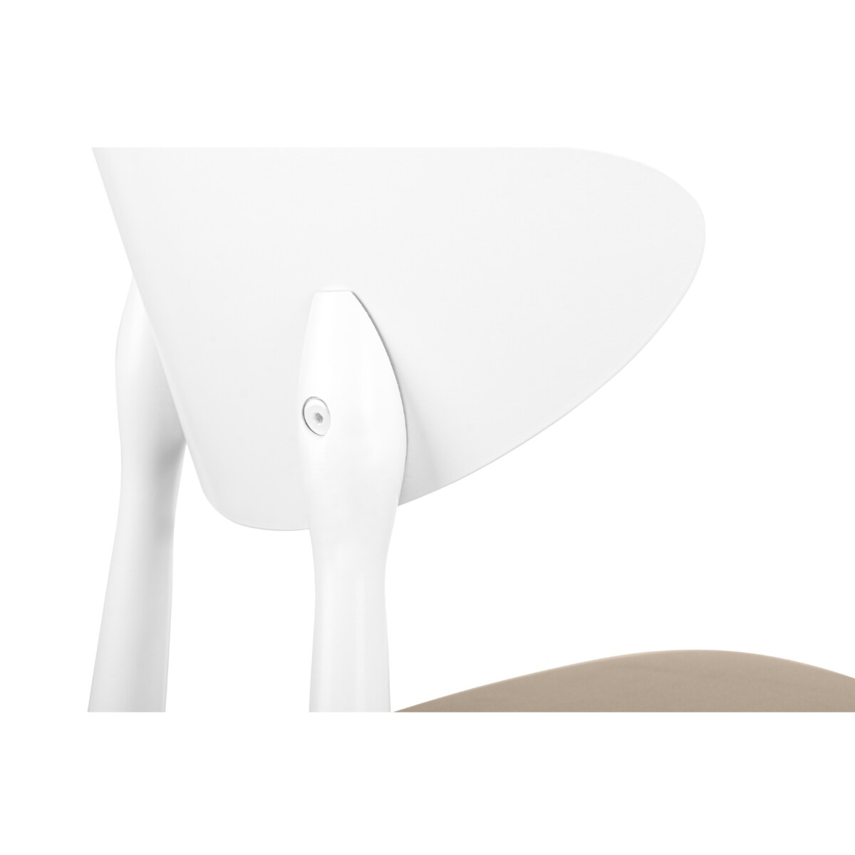 KONSIMO RABI drewniane krzesła 2 sztuki buk beżowy welur