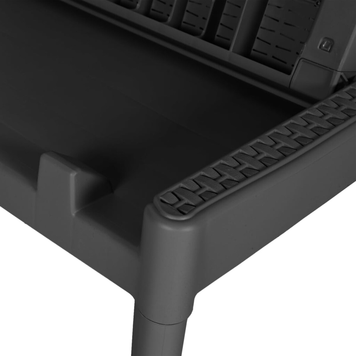 vidaXL Leżak, antracytowy, 186x60x29 cm, PP