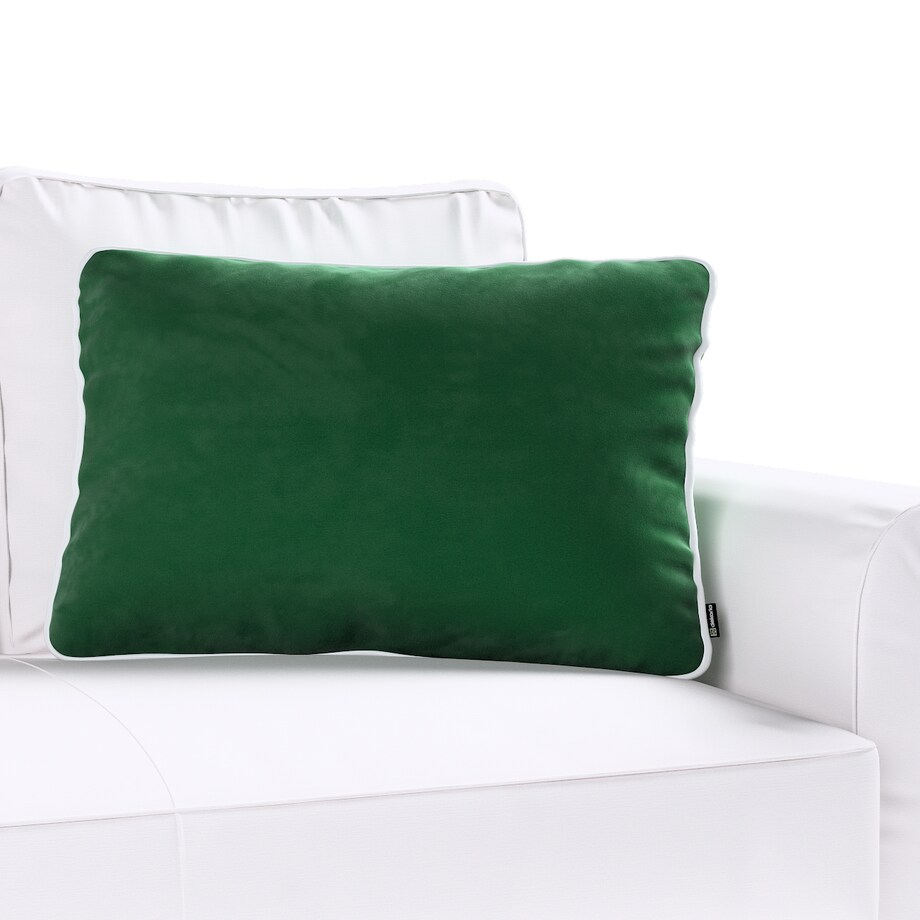 Poszewka Laura na poduszkę prostokątna 60 x 40 cm 60x40 butelkowa zieleń