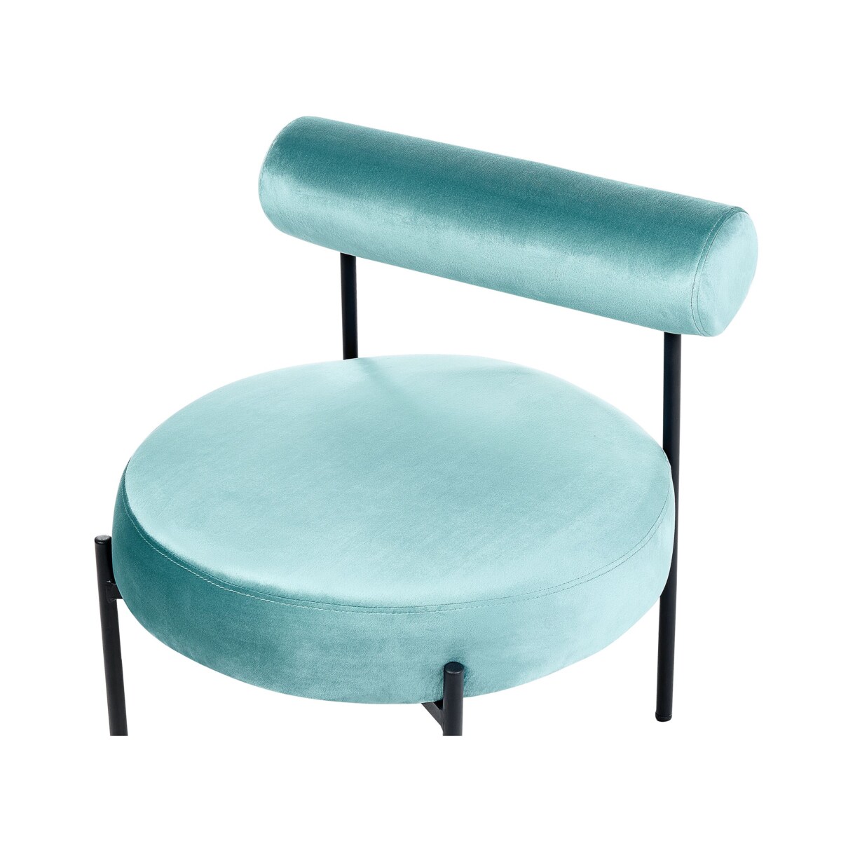 Fotel welurowy zielony ALPHA