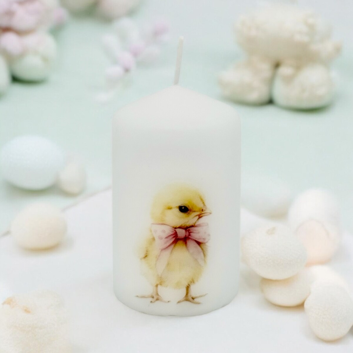 Świeca wielkanocna Kurczaczek wielkanocny świeczka na Wielkanoc