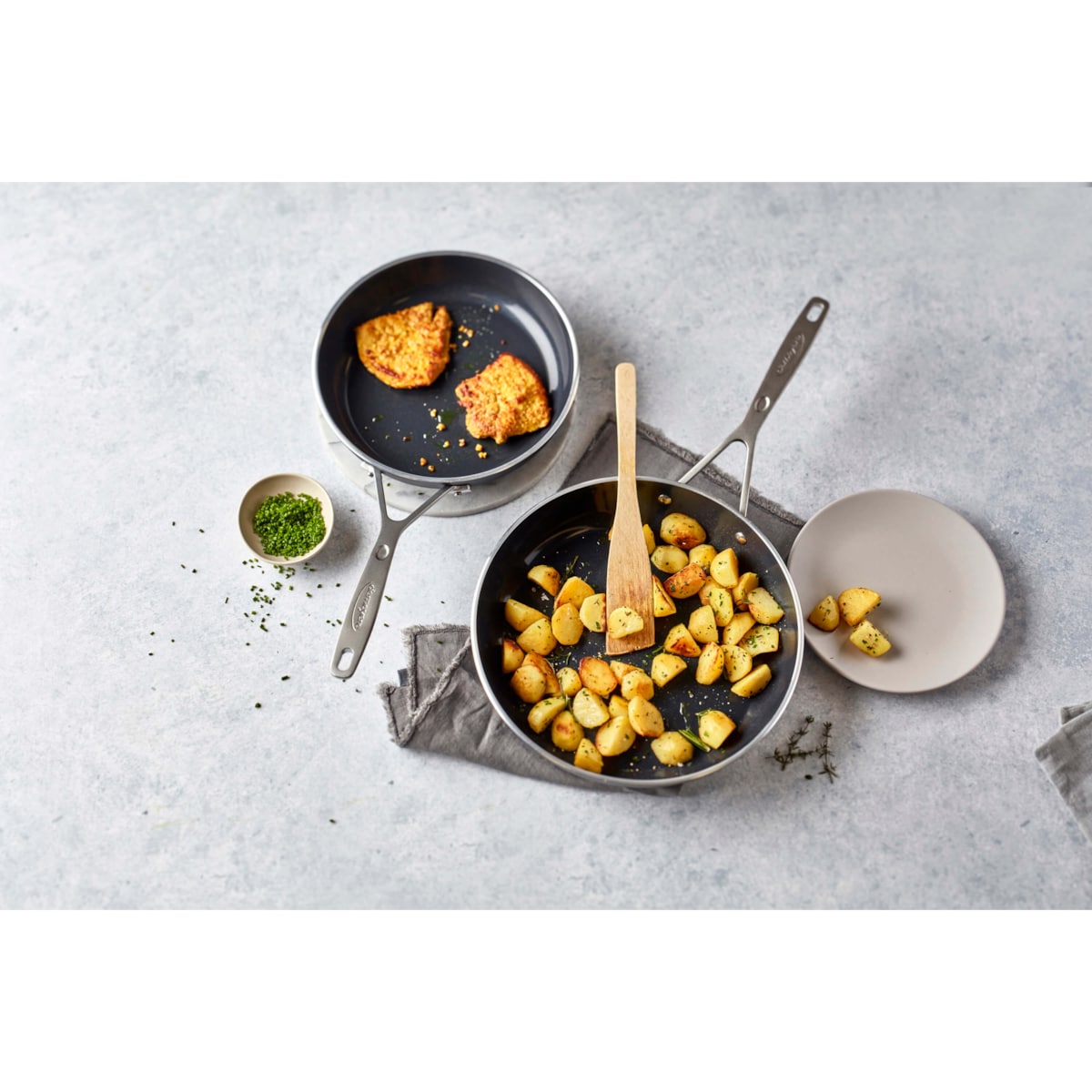 Patelnia ceramiczna Demeyere Alu Industry 3 - 20 cm