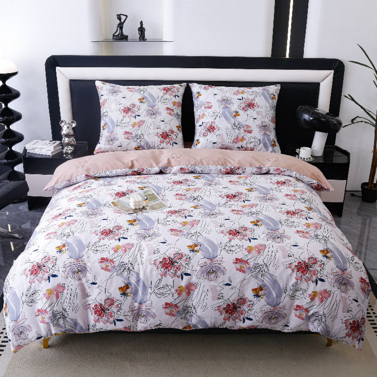 Pościel Bawełniana Premium 160X200 Kwiat