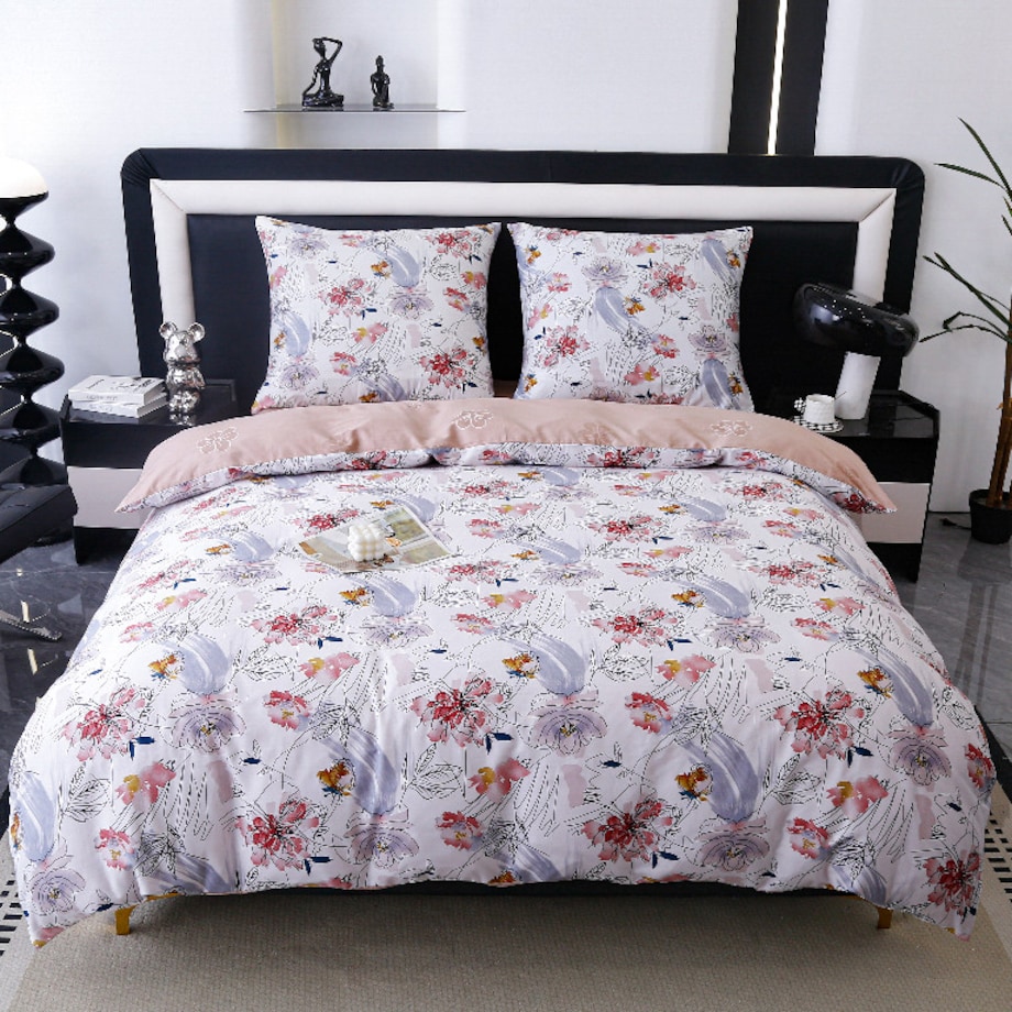 Pościel Bawełniana Premium 160X200 Kwiat