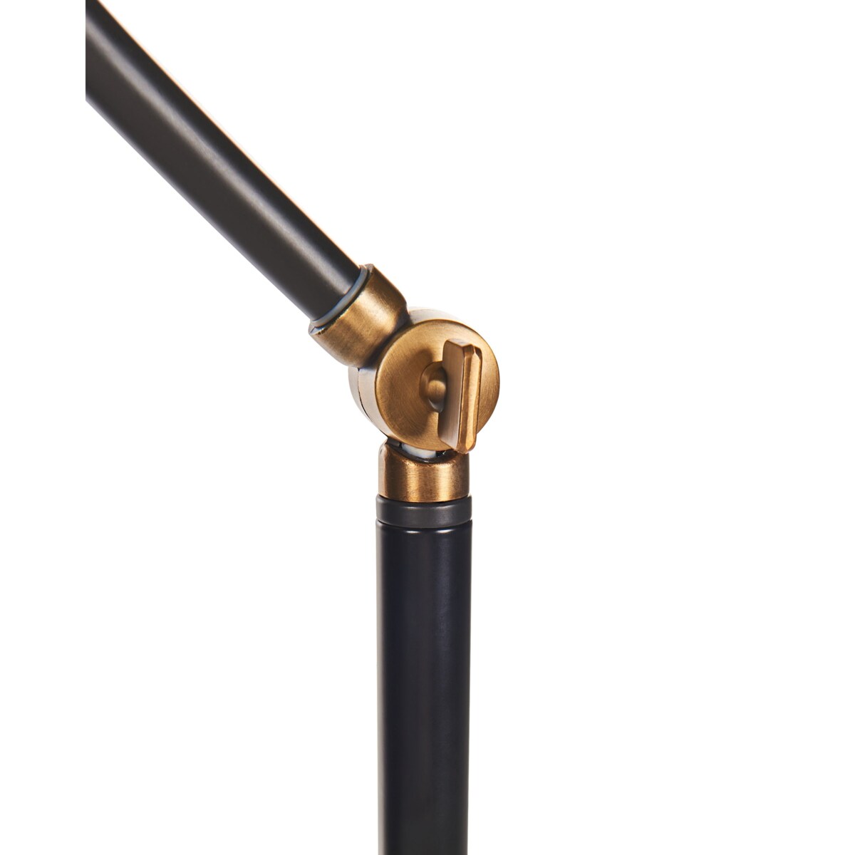 Lampa podłogowa regulowana czarna LENNON