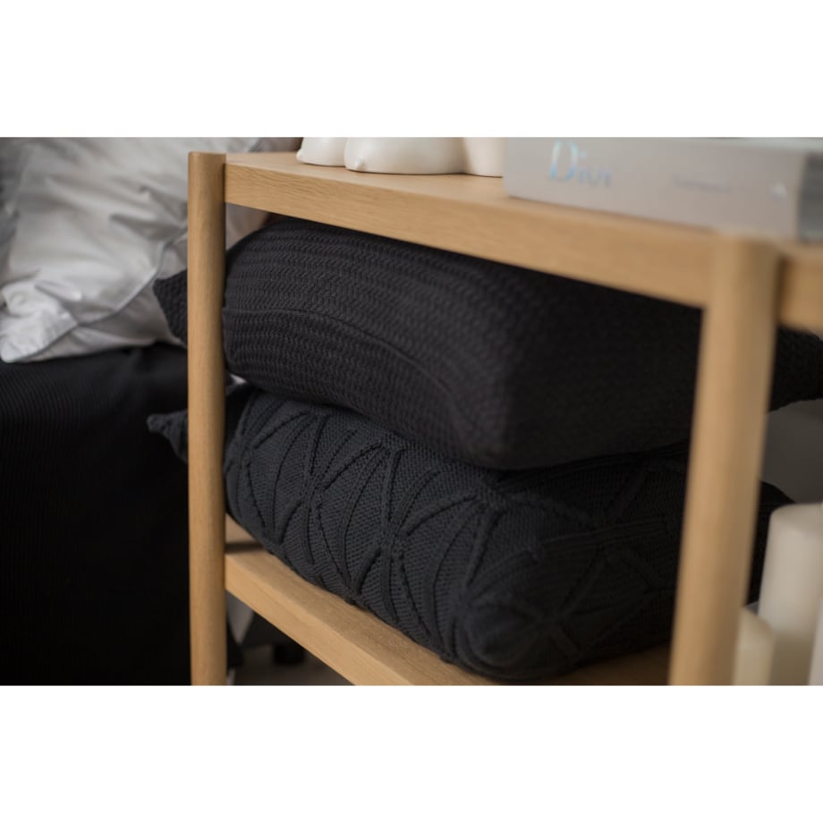 Poszewka brytyjska podłużna grafitowa, 40 x 60 cm, La Manta