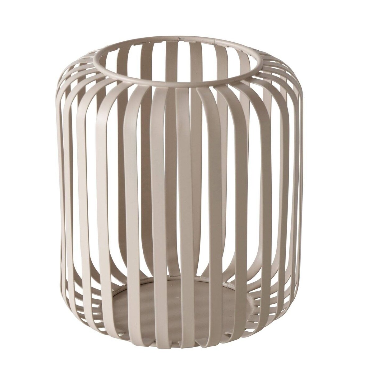 Metalowy lampion VIKI, beżowy