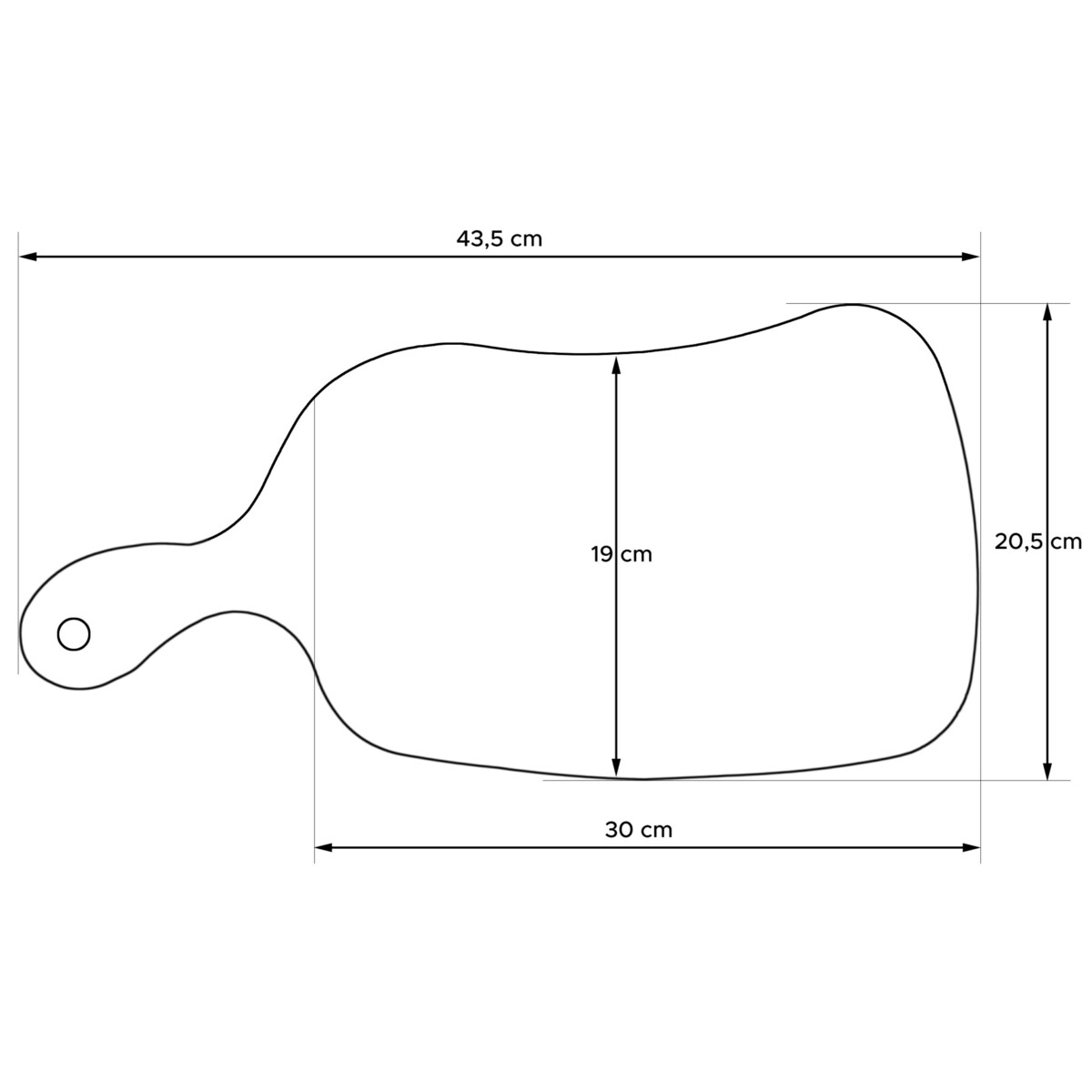 Konsimo LIVO Deska do krojenia, drewno bukowe